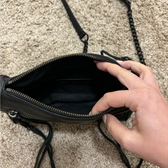 Rebecca Minkoff Moto 3 Zip Crossbody in Black - Picture 2 of 3